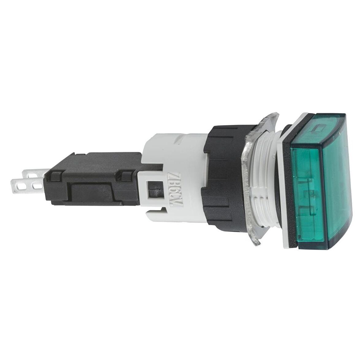 Schneider XB6CV3BB Yeşil LED Kare Sinyal Lambası
