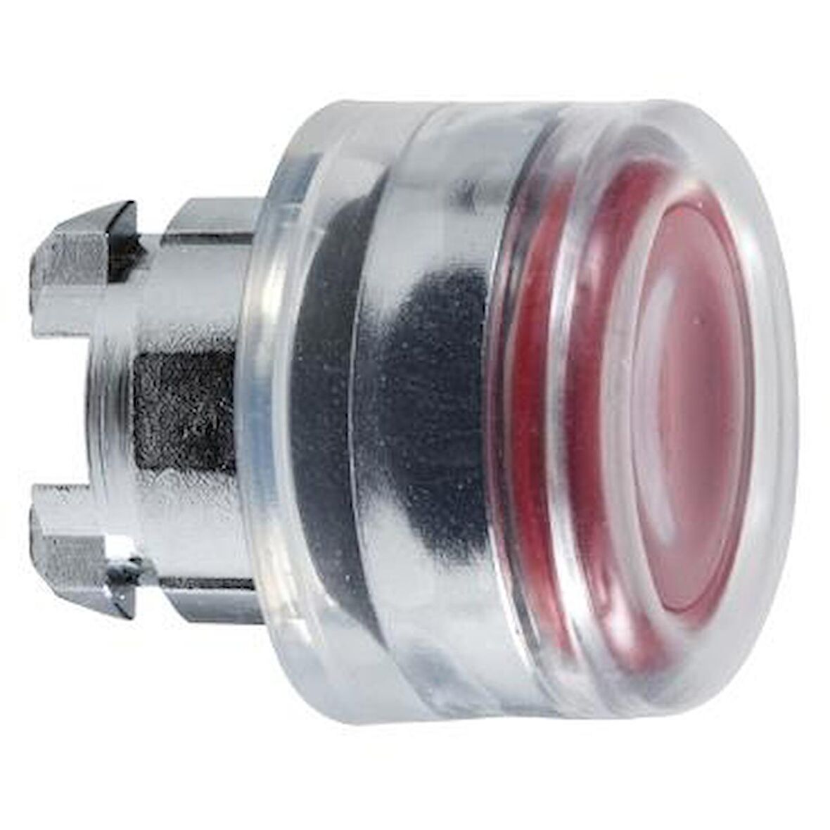 Schneider ZB4BW543 Entegre Led için 22mm Yaylı Dönüşlü Kırmızı Sıva Altı Işıklı Basmalı Buton Başlığı