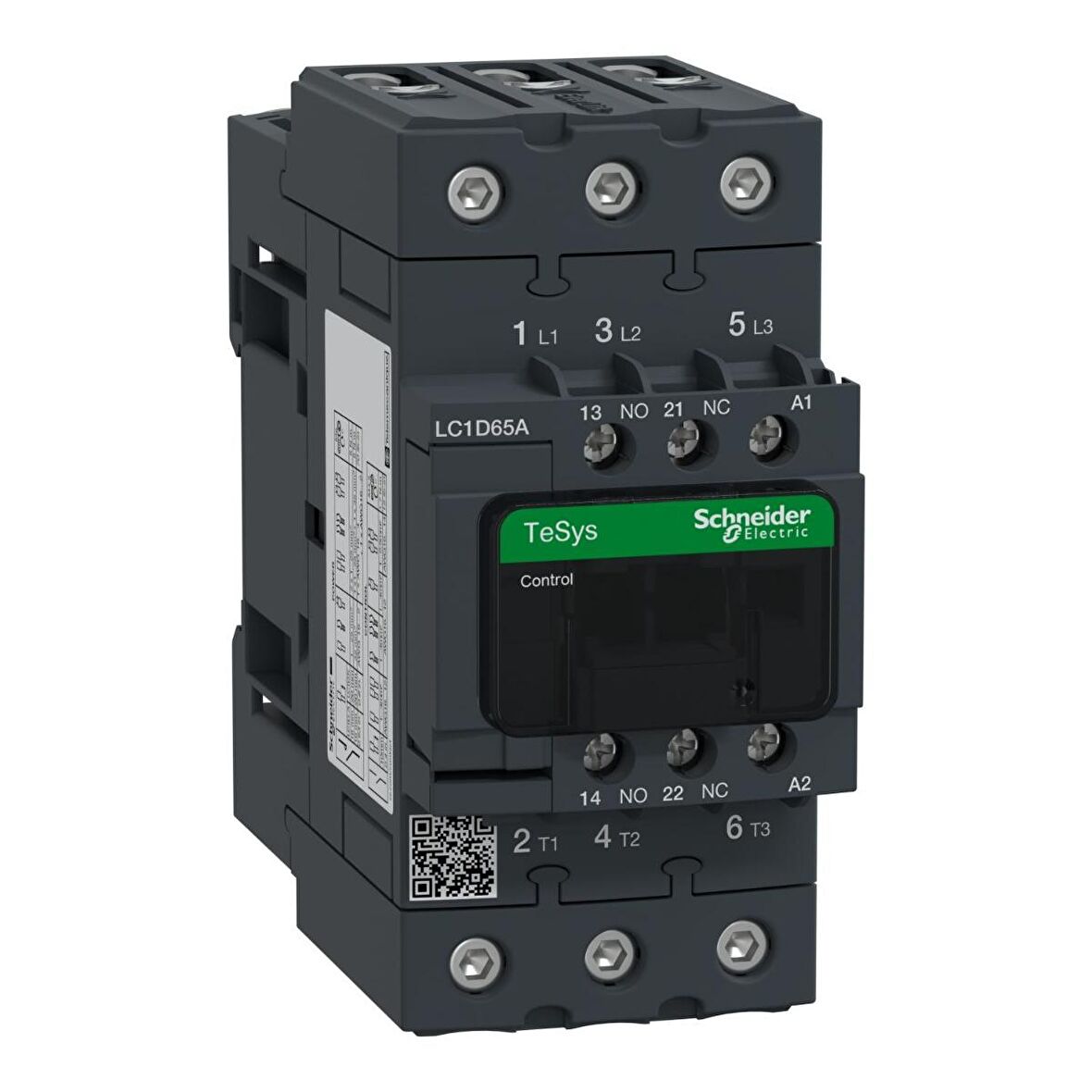 LC1D65AB7 TeSys D kontaktör 3P(3 NA) AC-3 &lt;= 440 V 65 A 24 V AC 50/60 Hz bobin