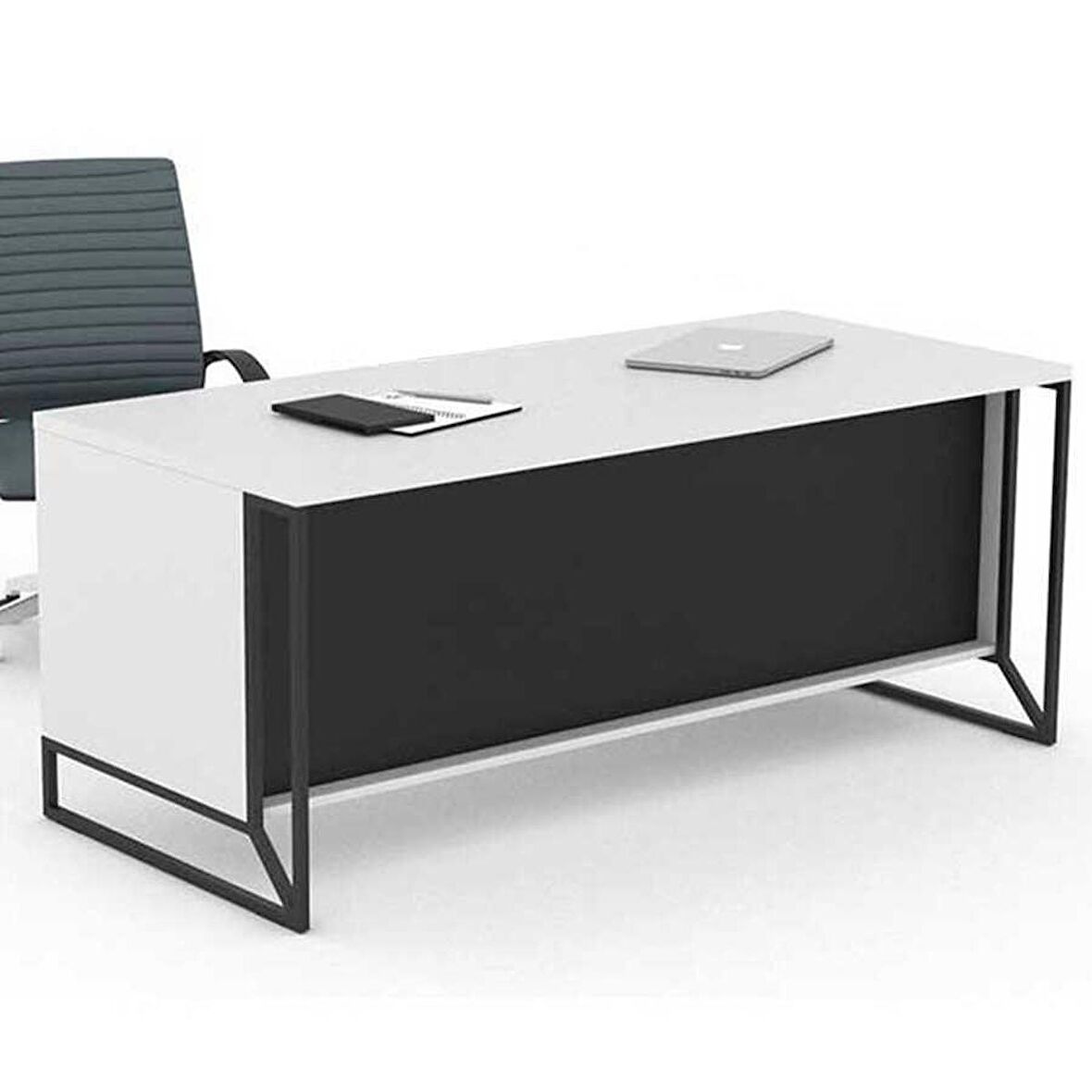 Luban 120 Ofis Çalışma Masası-Beyaz
