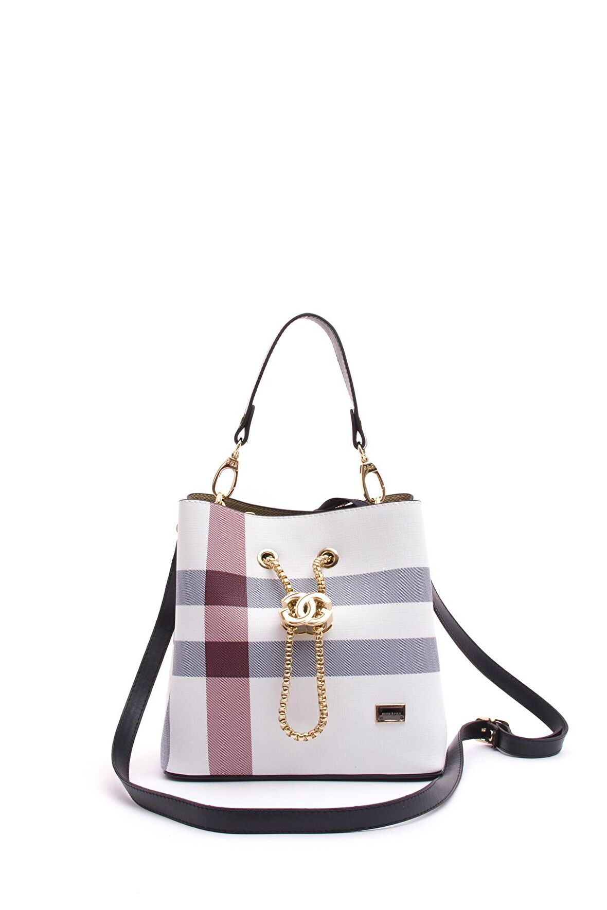 Kadın Çapraz Çanta 967-33962 SİLVER POLO ÇAPRAZ Kadın ÇANTASI M3 BEYAZ-MAT LACİ