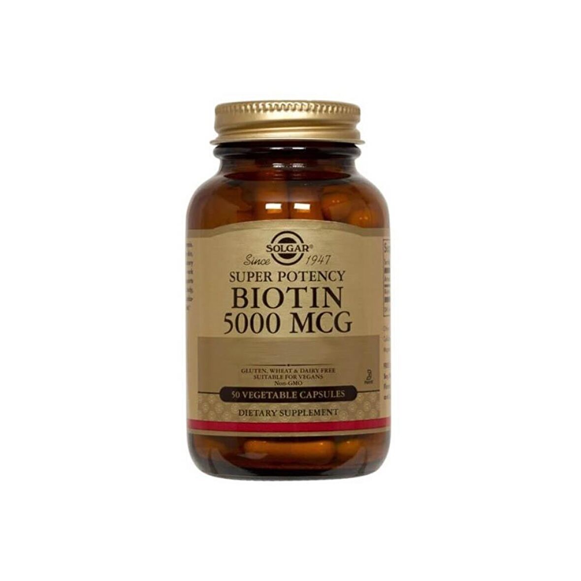 Solgar Biotin 5000 Mcg 50 Kapsül