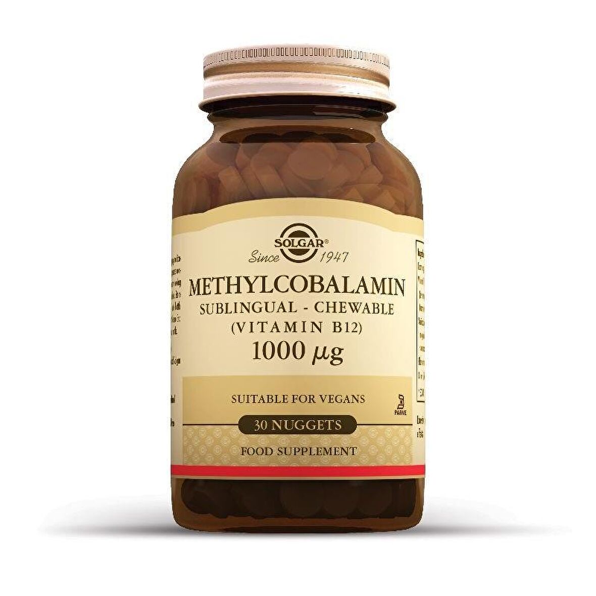 Solgar Methylcobalamin (B12) 1000 Mcg 30 Dilaltı Tableti