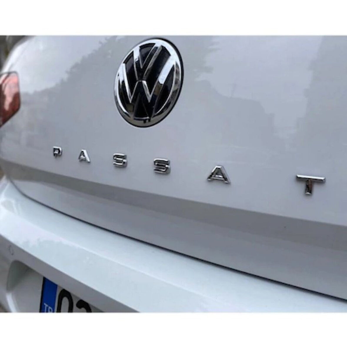 Vw Passat B8 Bagaj Yazısı Krom Paslanmaz 2015-2019 Arası Uyumlu