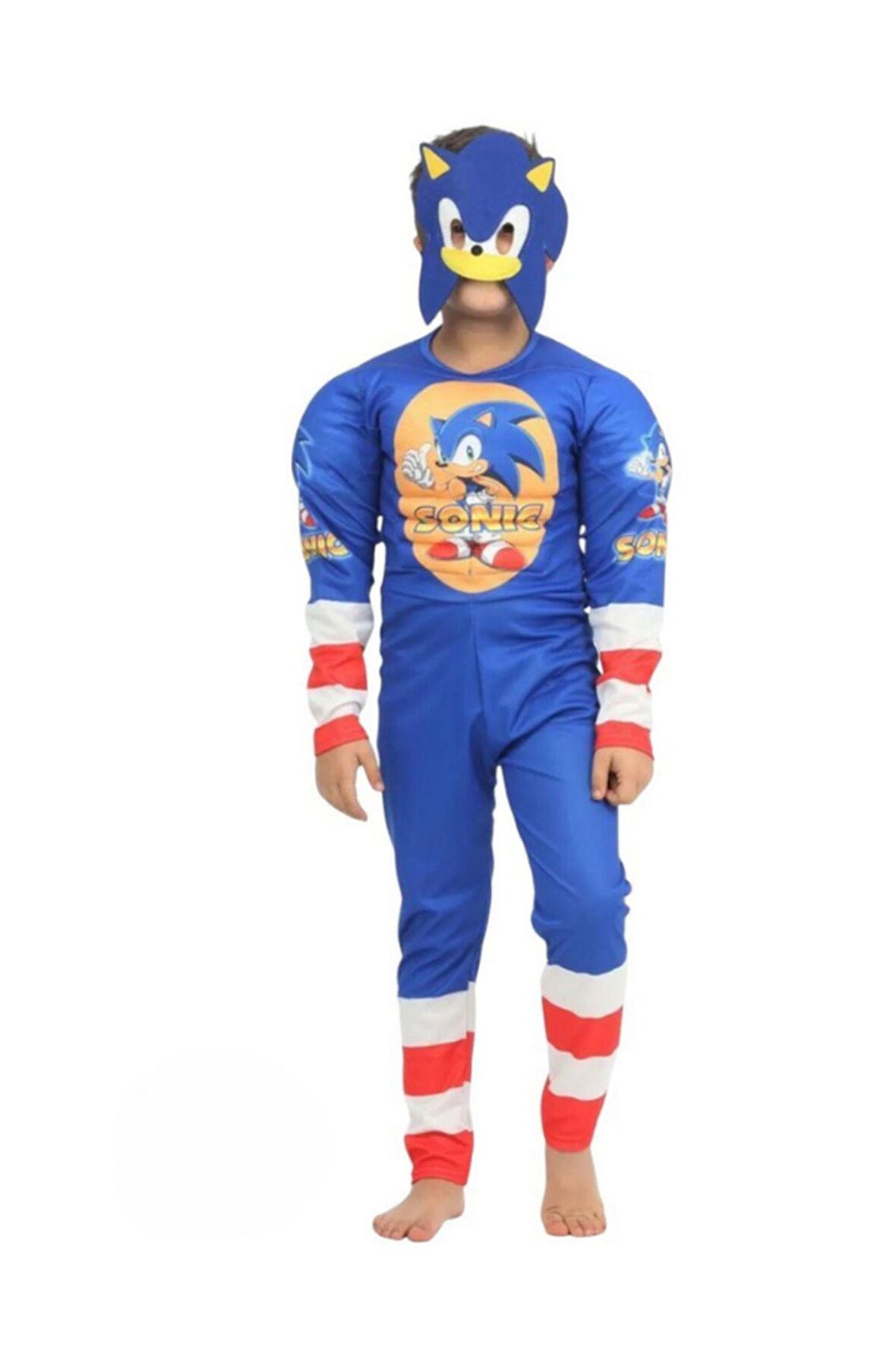 Sonic Kaslı Çocuk Kostümü