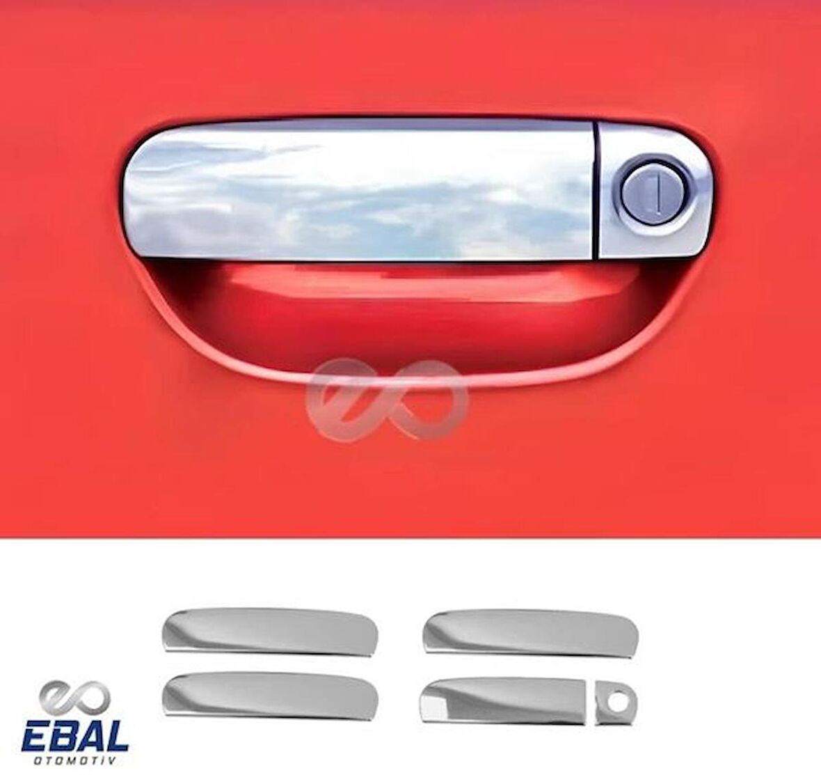 Audi A3 Krom Kapı Kolu 4 Kapı 2008 Üzeri P. Çelik