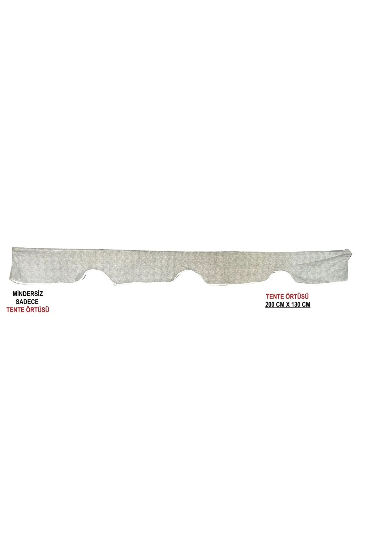 Tente Salıncak Tentesi Gölgelik 3 Kişilik Tente Gölgelik 200x130 Cm-gri