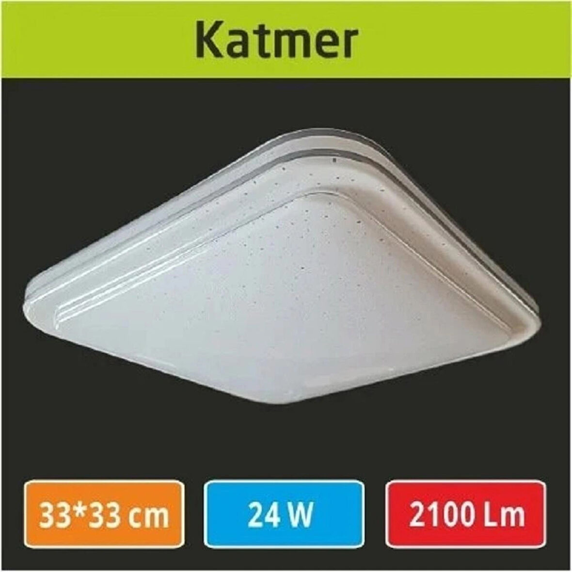 33×33 Led Panel Sıva Üstü Dekoratif Armatür 24w Sıva Üstü Şık Kaliteli Ürün