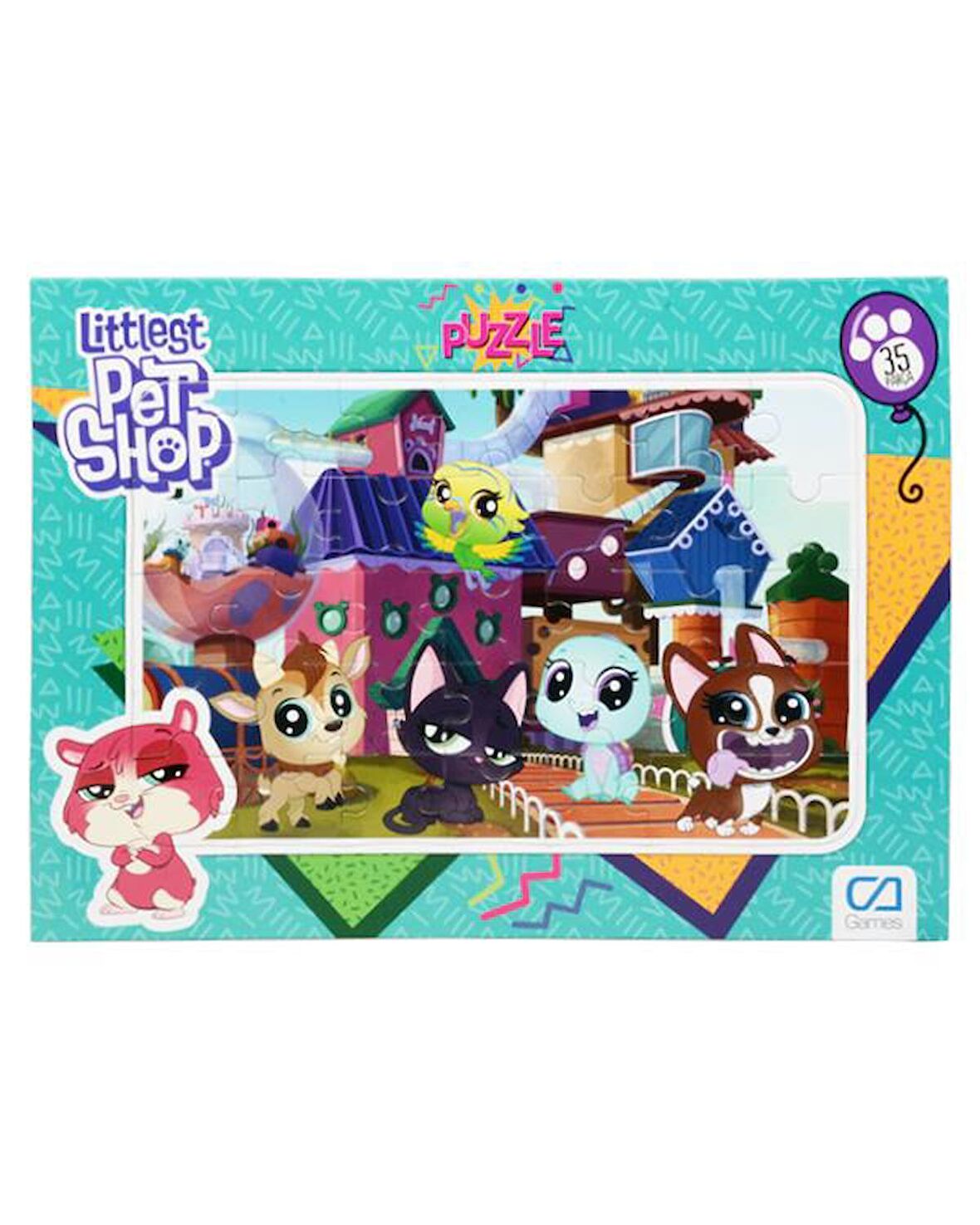 Ca Games 5019 Littlest Pet Shop 3+ Yaş Büyük Boy Puzzle 35 Parça
