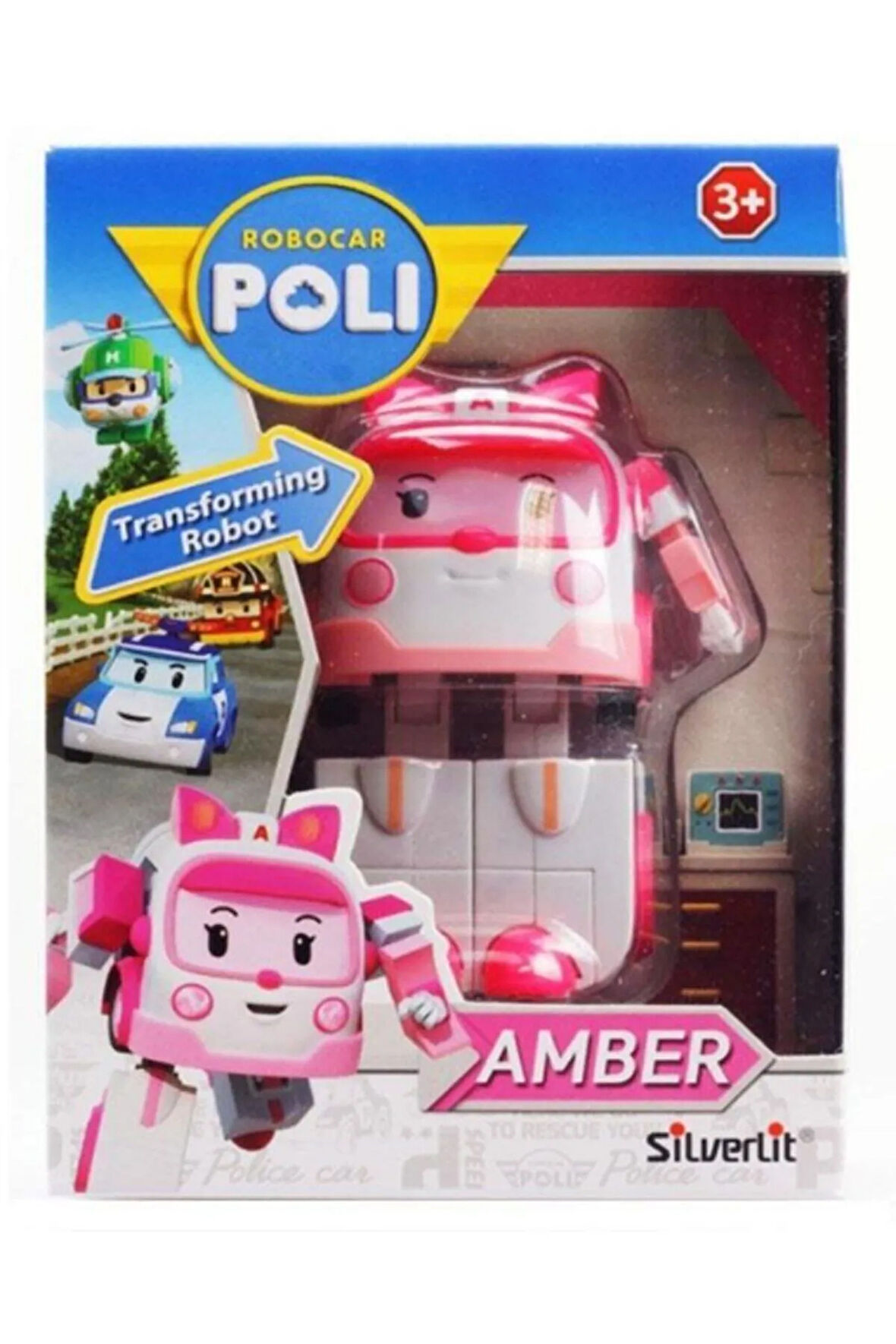 +3 Yaş Dönüşebilen Robot Figür - Amber 83158 ()