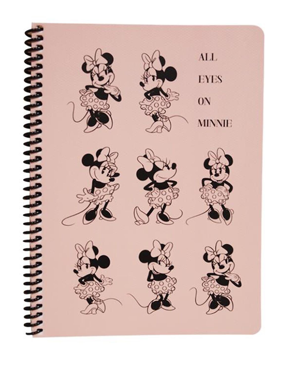 Keskin Color Disney All Eyes On Minnie Çizgili Defter 16,5x22,5 80 Yaprak 