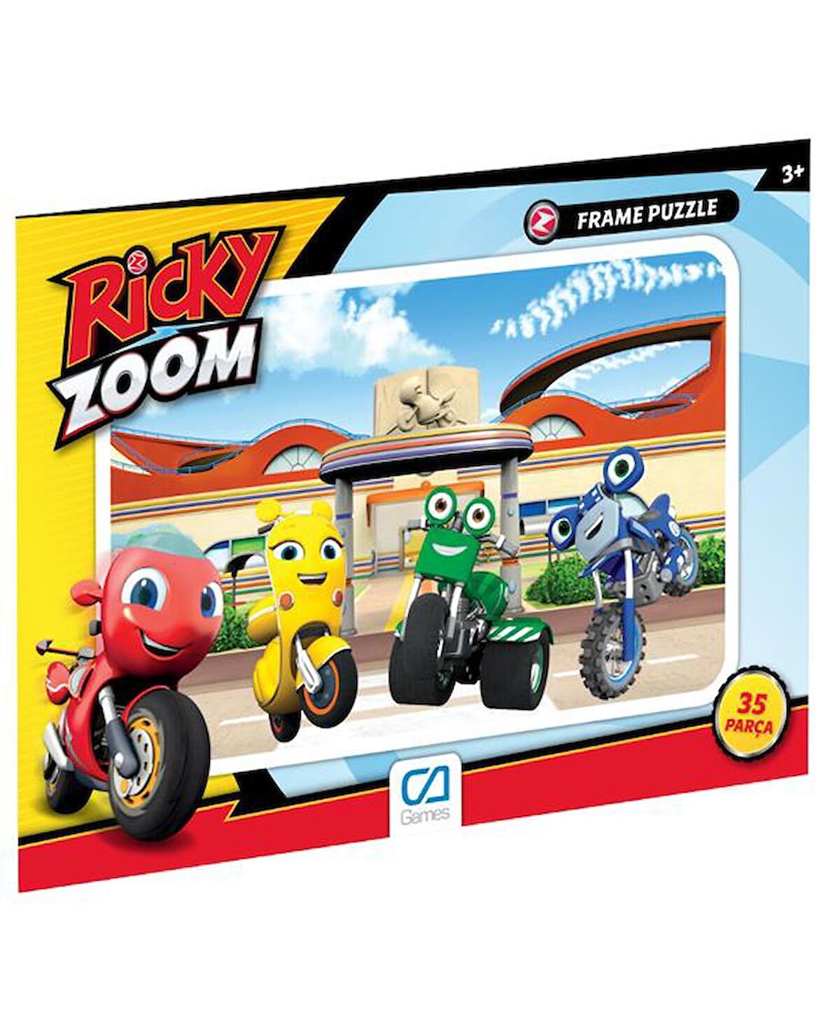Ca Games Ricky Zoom 5115 3+ Yaş Büyük Boy Puzzle 35 Parça