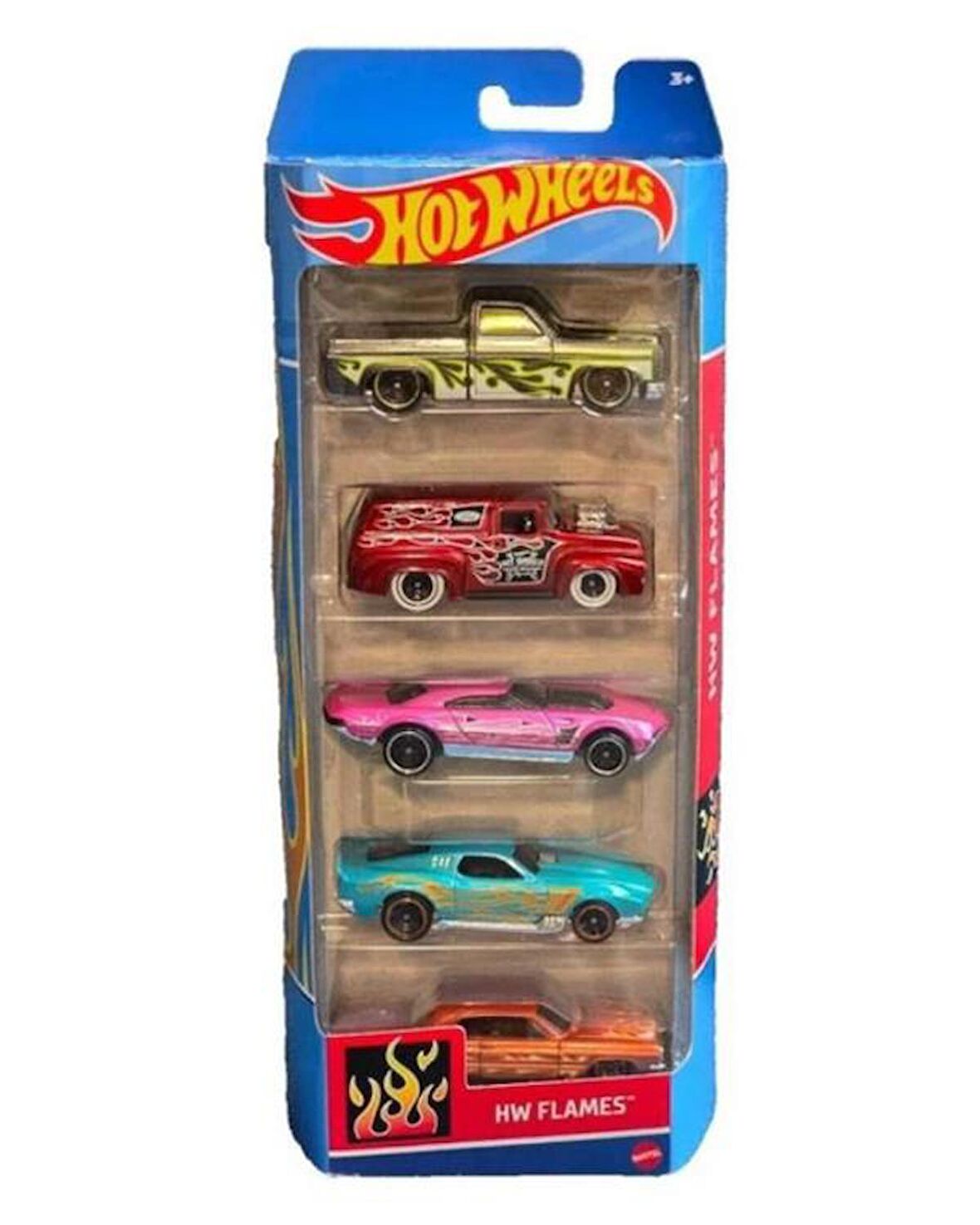 Hot Wheels Beşli Araba Seti HW Flames HTV47