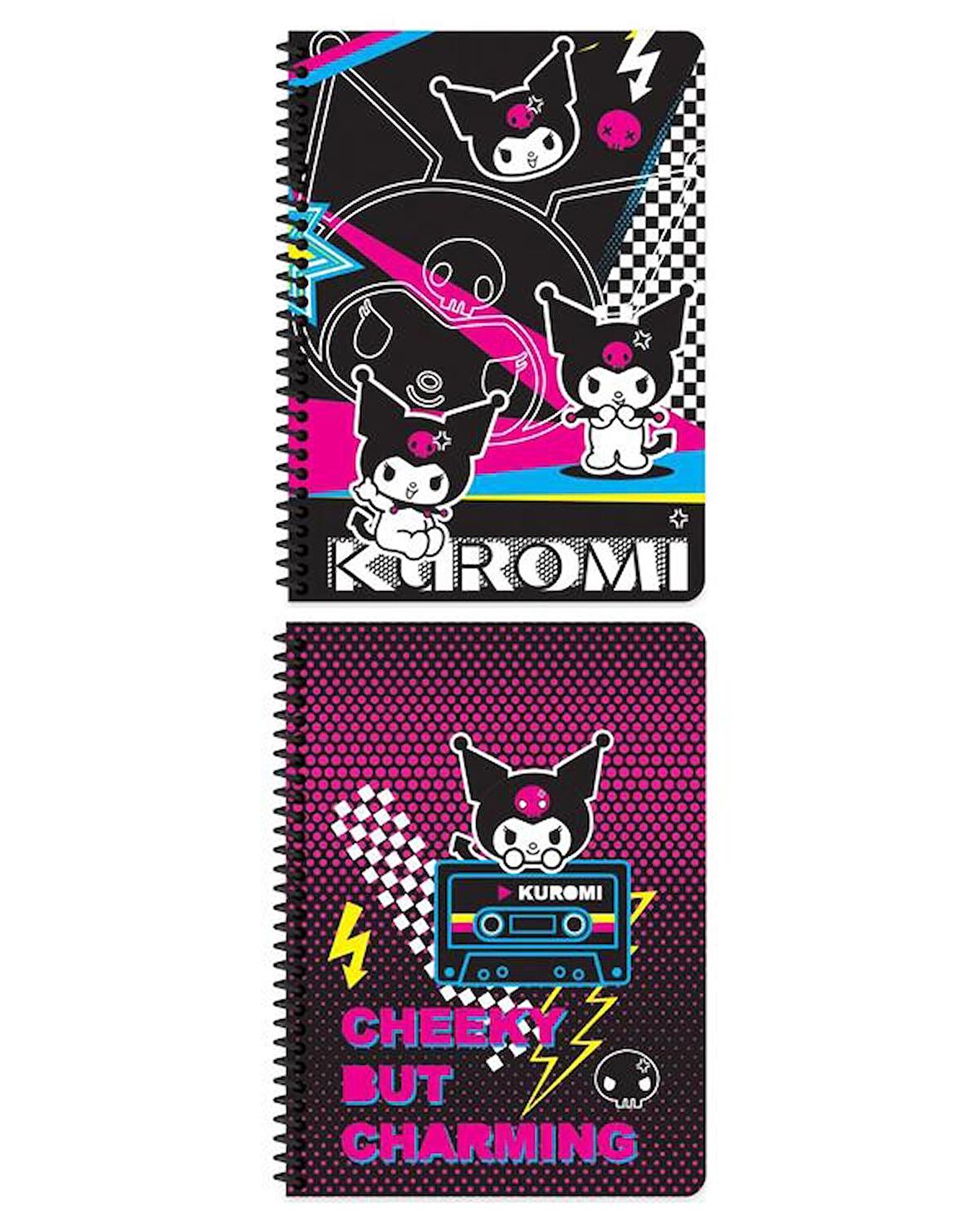 Keskin Color Kuromi 80 Yaprak Karton Kapak Defter 2 li Set