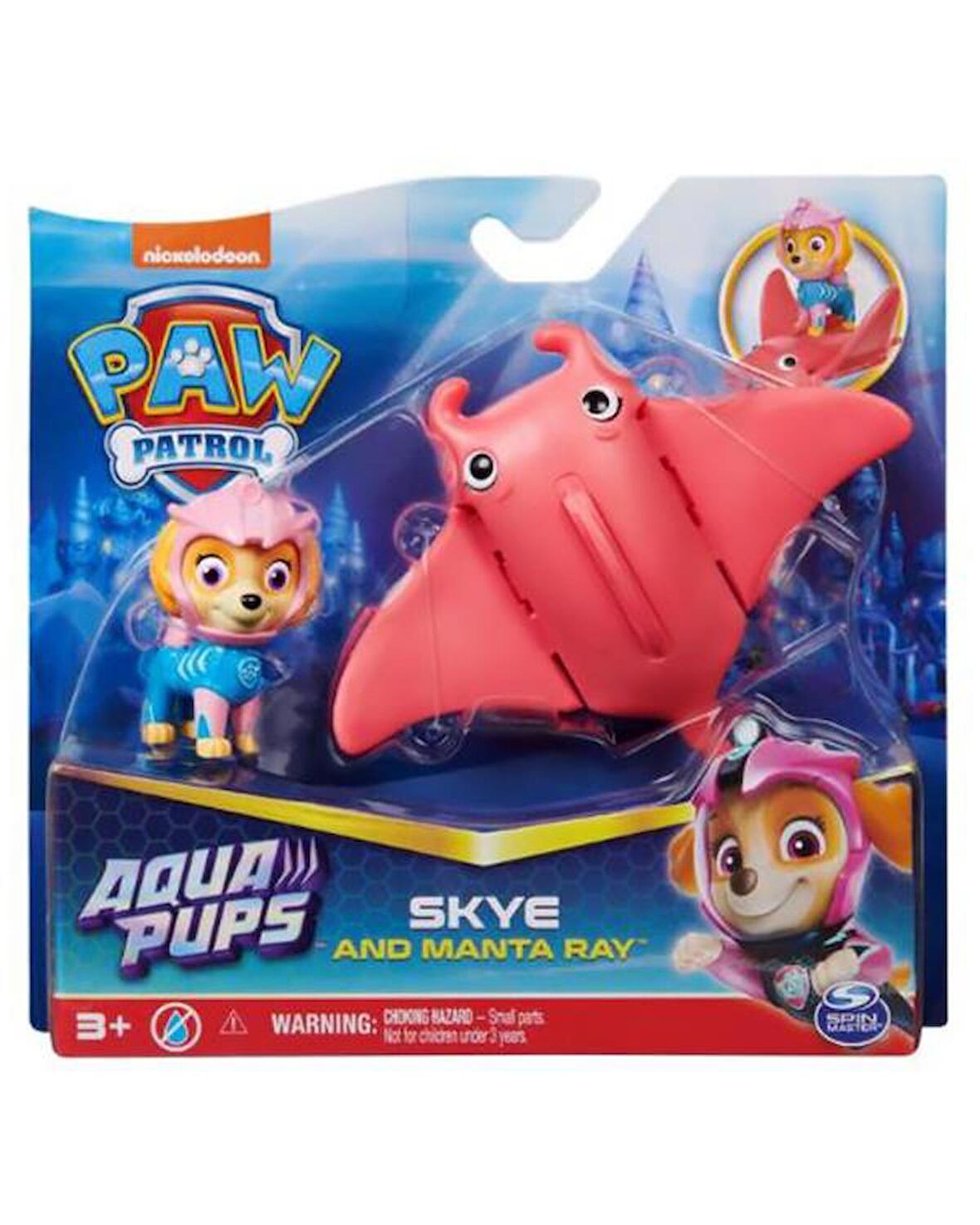 Paw Patrol Aqua Pups Skye ve Manta Ray 20139324