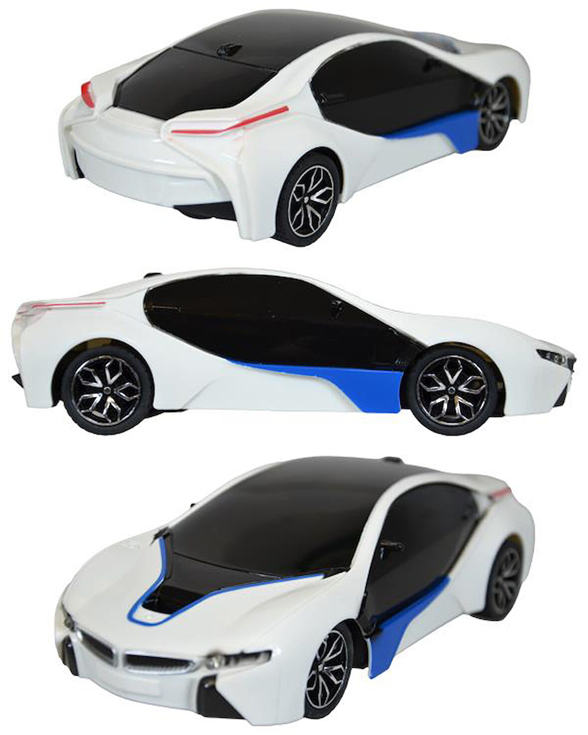 Ctoys Sports Car 27 Mhz Full Fonksiyon Uzaktan Kumandalı Bmw İ8 Beyaz CE 07