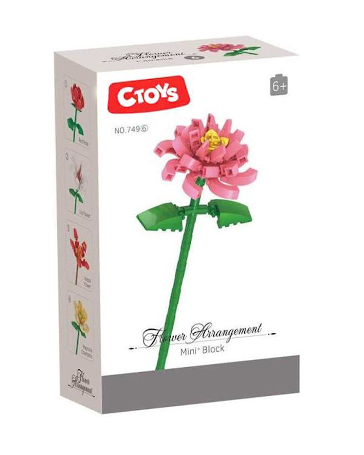 Ctoys Flower Arrangement Mini Blok Camellia