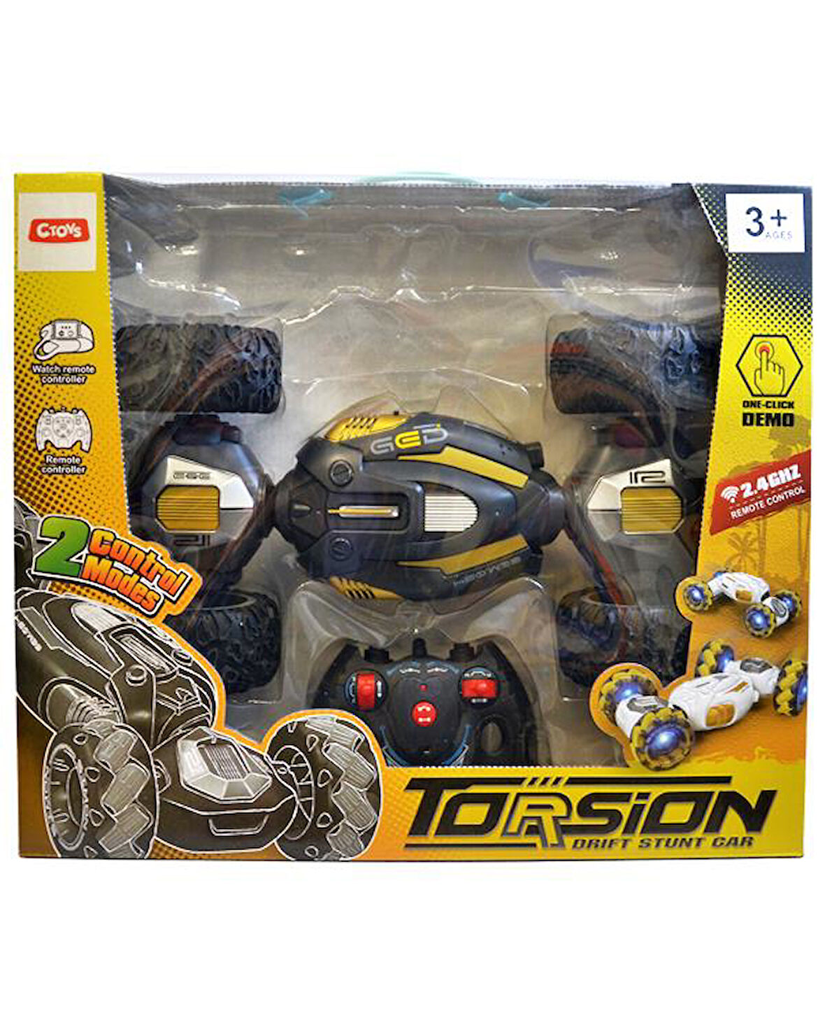 Ctoys Uzaktan Kumandalı 360 Derece Dönebilen Dublör Araba Gri QX038