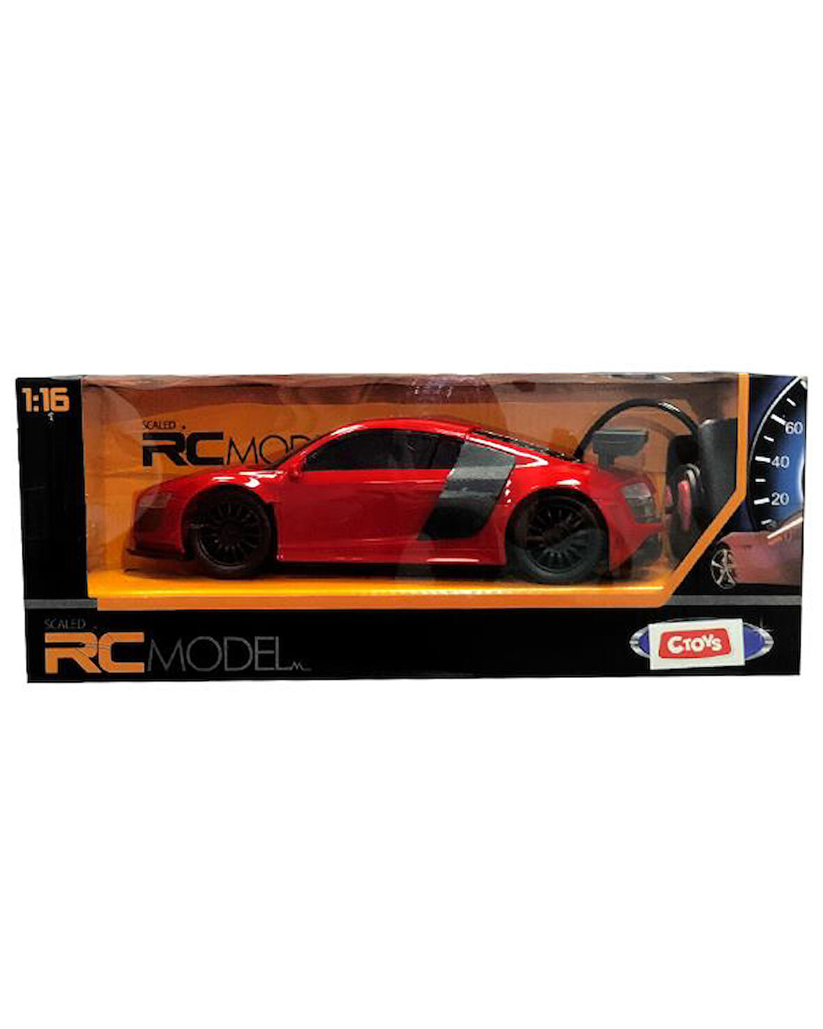 Ctoys Scaled Rc Model 27 Mhz Full Fonksiyonlu Uzaktan Kumandalı Audi Kırmızı Araba QX3688 F2