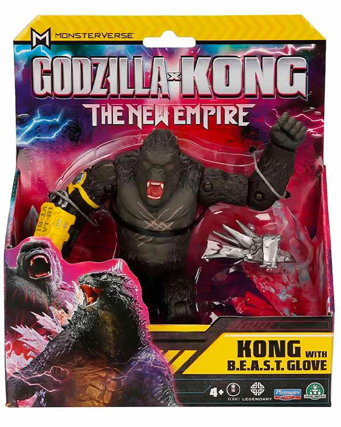 Godzilla X Kong Aksiyon Figürü 15 cm Kong With Beast Glove 35200