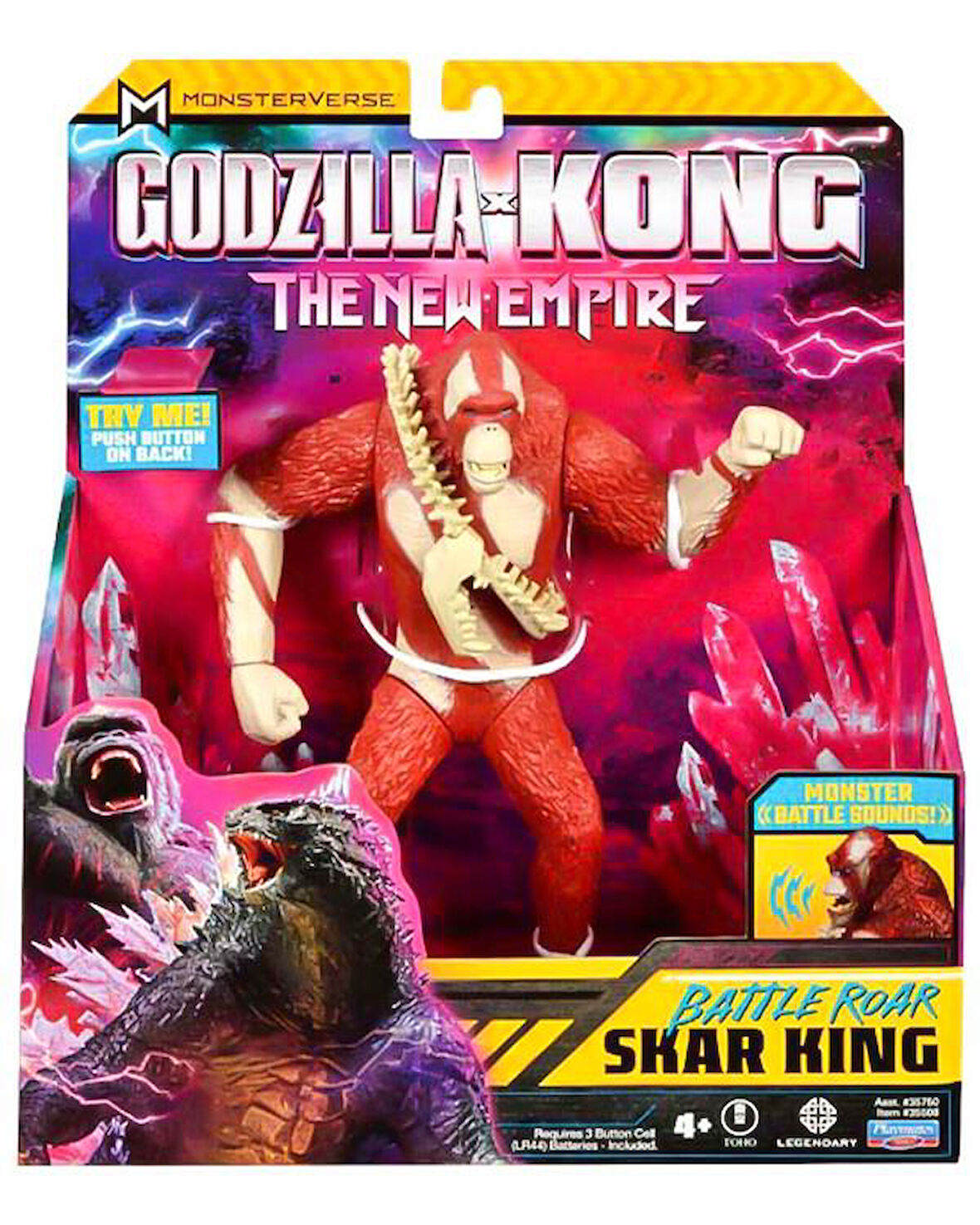 Godzilla X Kong Sesli Delüks Aksiyon Figürü 18 cm Skar King 35508