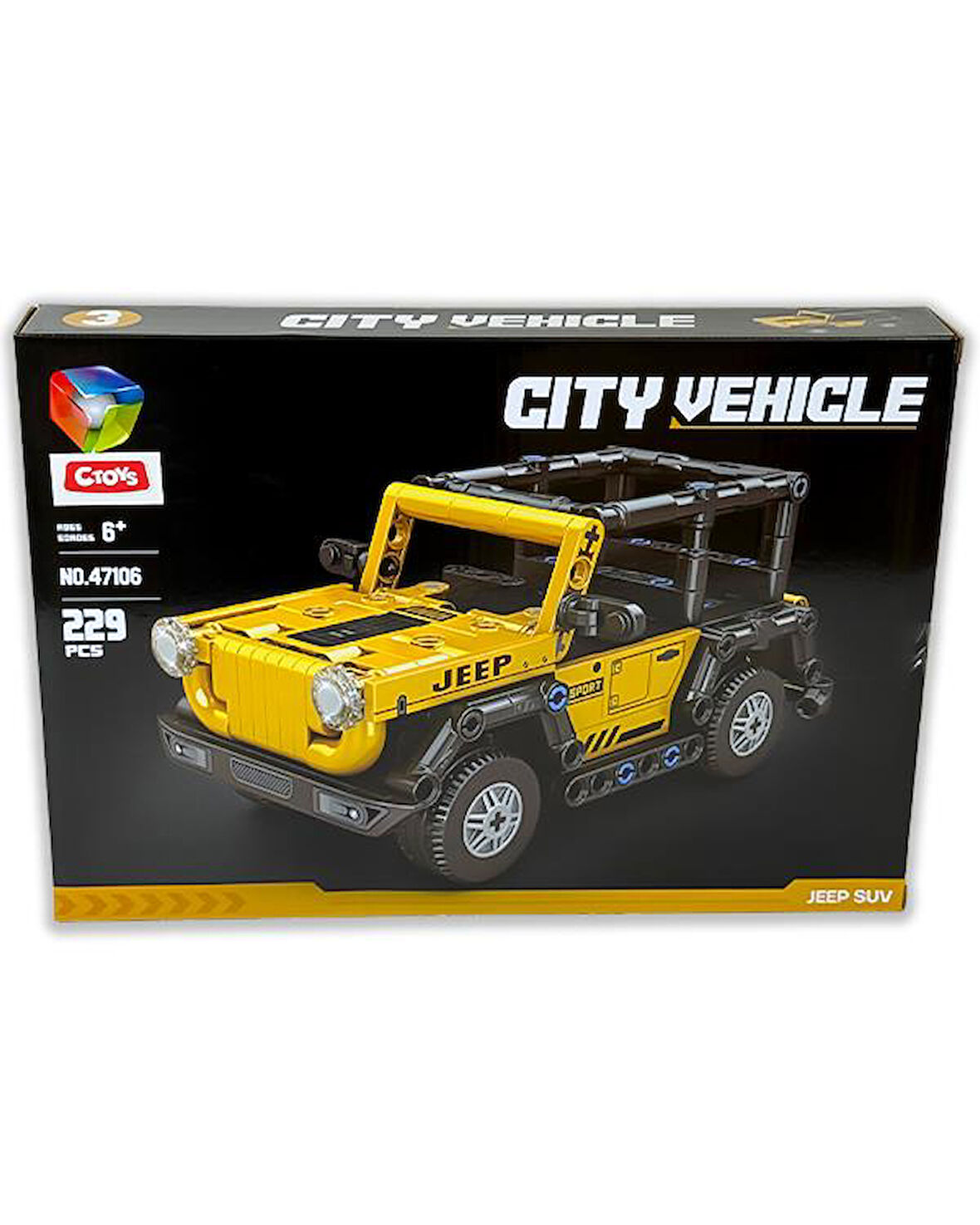 Ctoys City Vehicle Jeep Suv 229 Parça 47106
