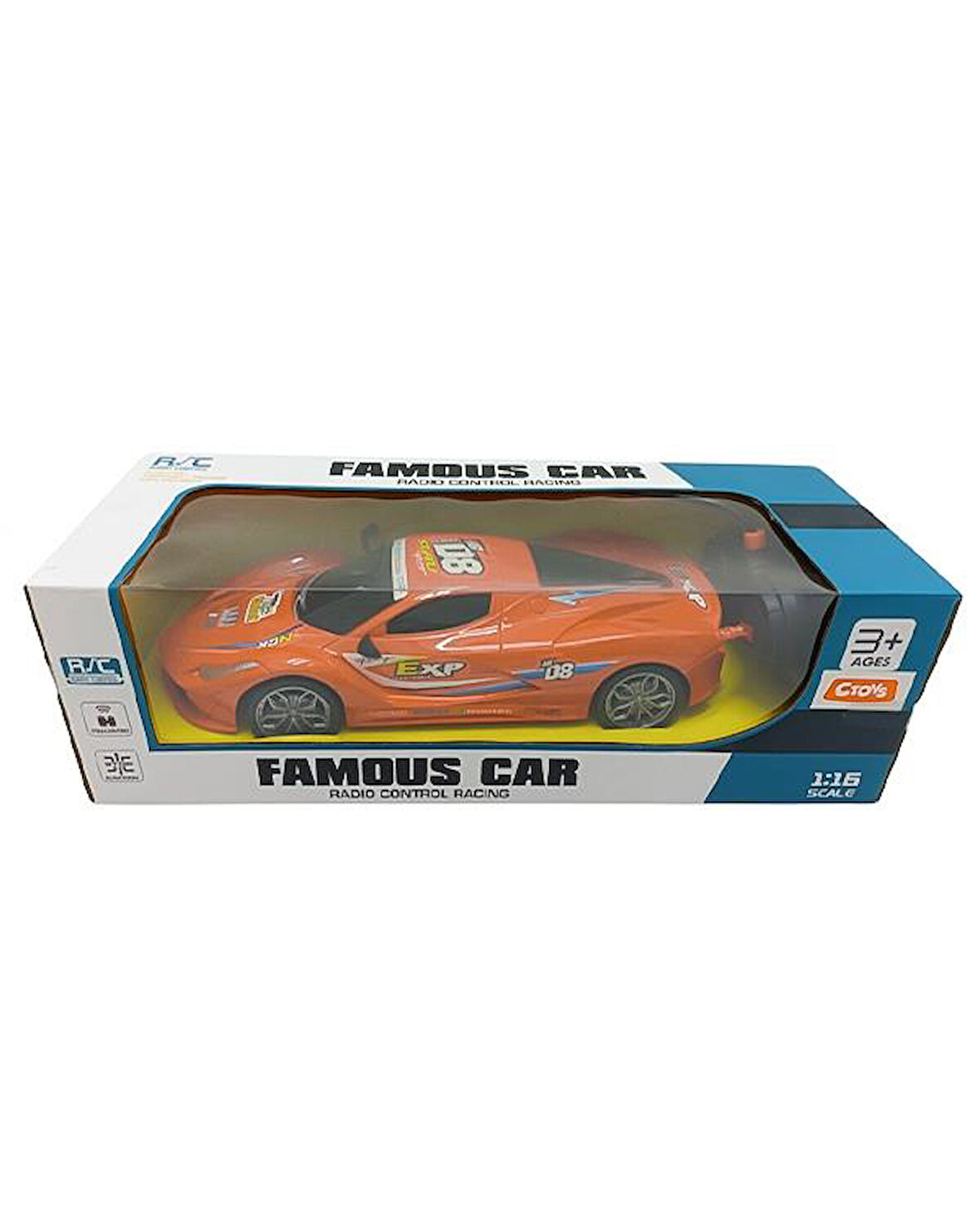 Ctoys Uzaktan Kumandalı 1:16 Spor Araba Turuncu 89943A