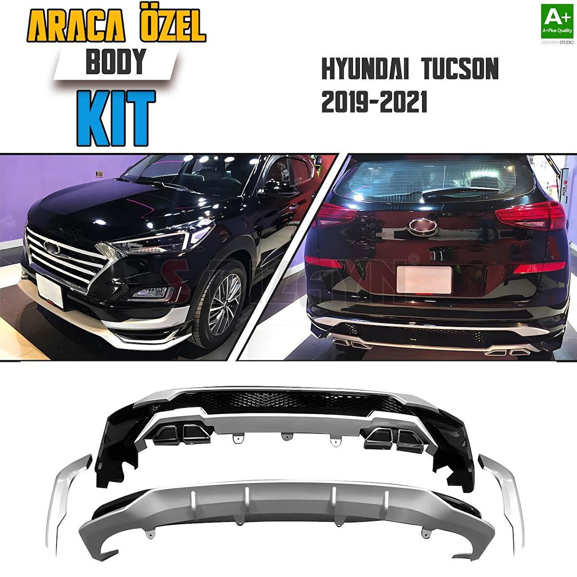 S-Dizayn Hyundai Tucson Araca Özel Body Kit 2019-2021 A+ Kalite