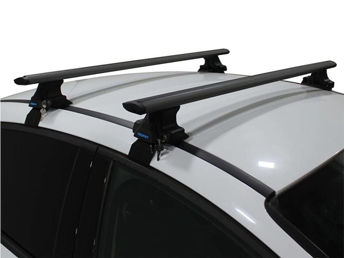 Citroen C4 Picasso (MK2) 2013-2018 Arası ile uyumlu Tavan Barı Trophy Bars Ara Atkı Siyah
