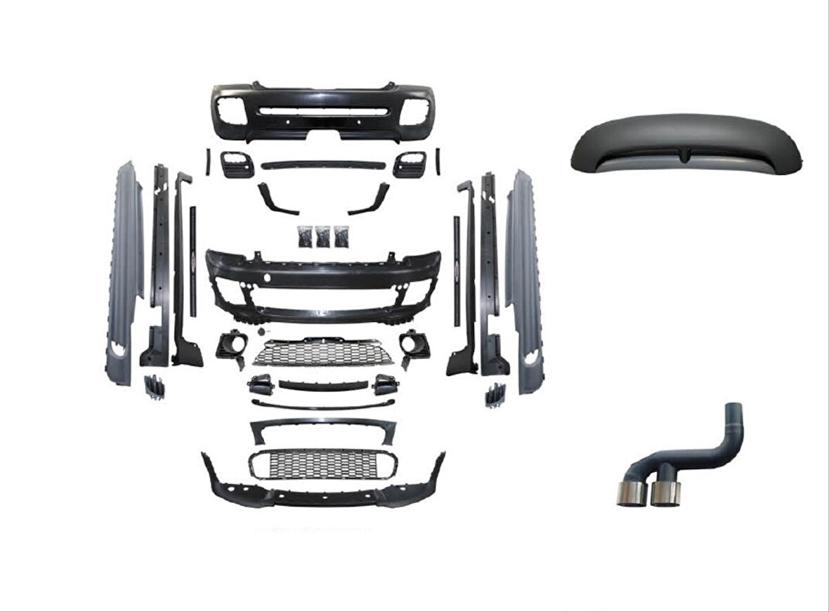 Mini Cooper R56 08-14 İçin Uyumlu Jcw Görünüm Body Kıt