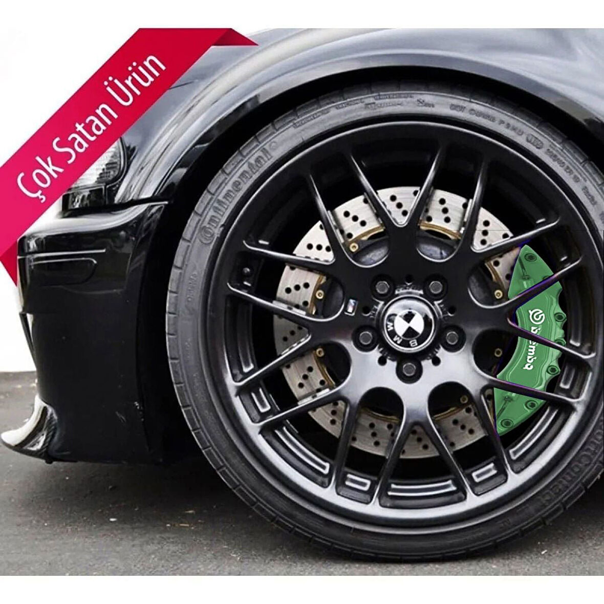 Keeway Speed Uyumlu Brembo Yeşil Kaliper Kapağı 4 Parça Ön Arka Set