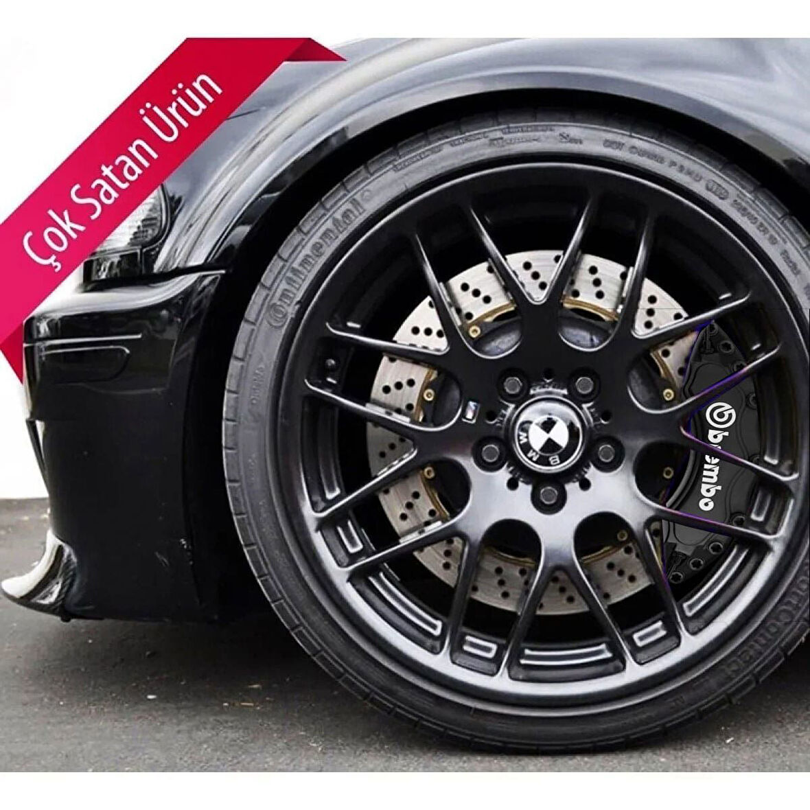 Mitsubishi Canter Uyumlu Brembo Siyah Kaliper Kapağı 4 Parça Ön Arka Set