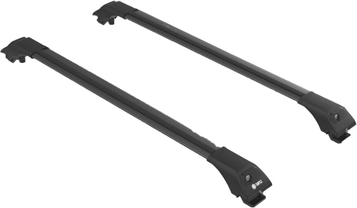 Turtle Skoda Uyumlu Kodiaq Suv -17 Tourmaline V1 Ara Atkı Siyah Set 2'li