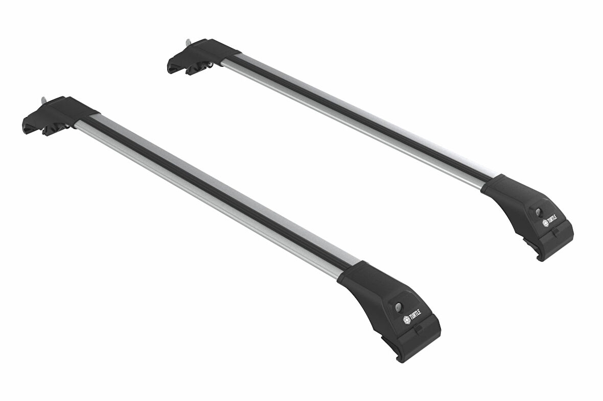 Turtle Hyundai Uyumlu Santa Fe (Dm) Suv 13-18 Tourmaline V2 Ara Atkı Gri Set 2'li