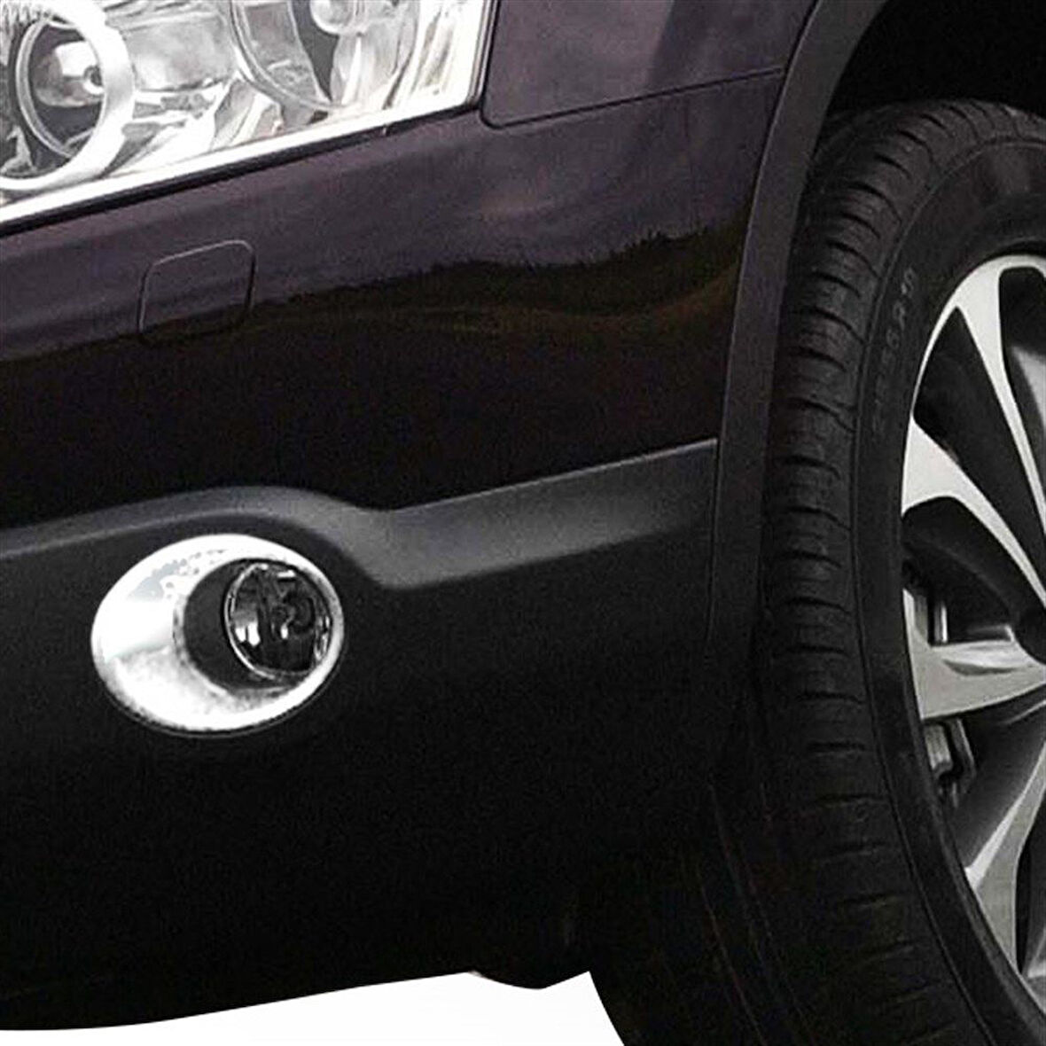 Nissan Qashqai J10 Sis Farı Çerçevesi 2 Prç Abs Krom 2010-2013