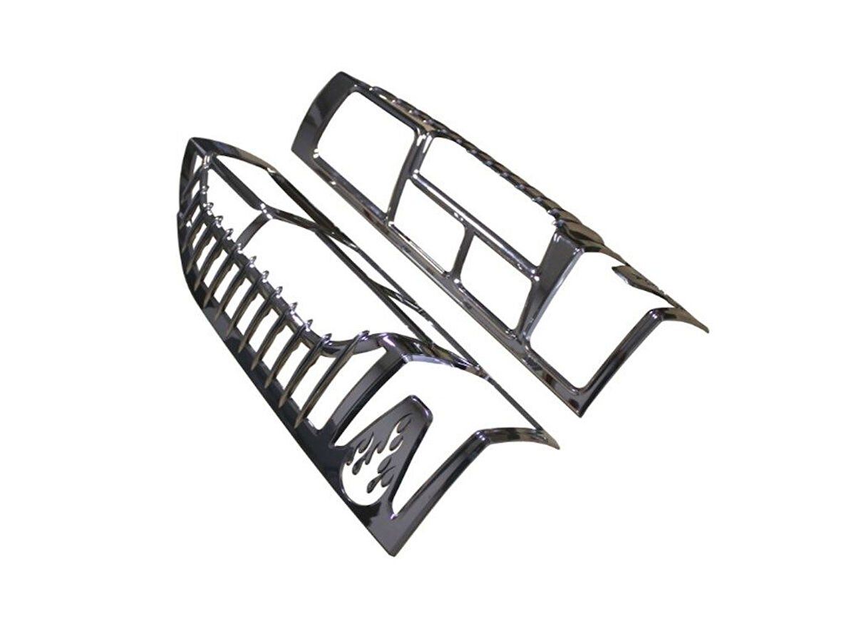 Peugeot Boxer Stop Çerçevesi 2 Prç Abs Krom 2015 ve Sonrası