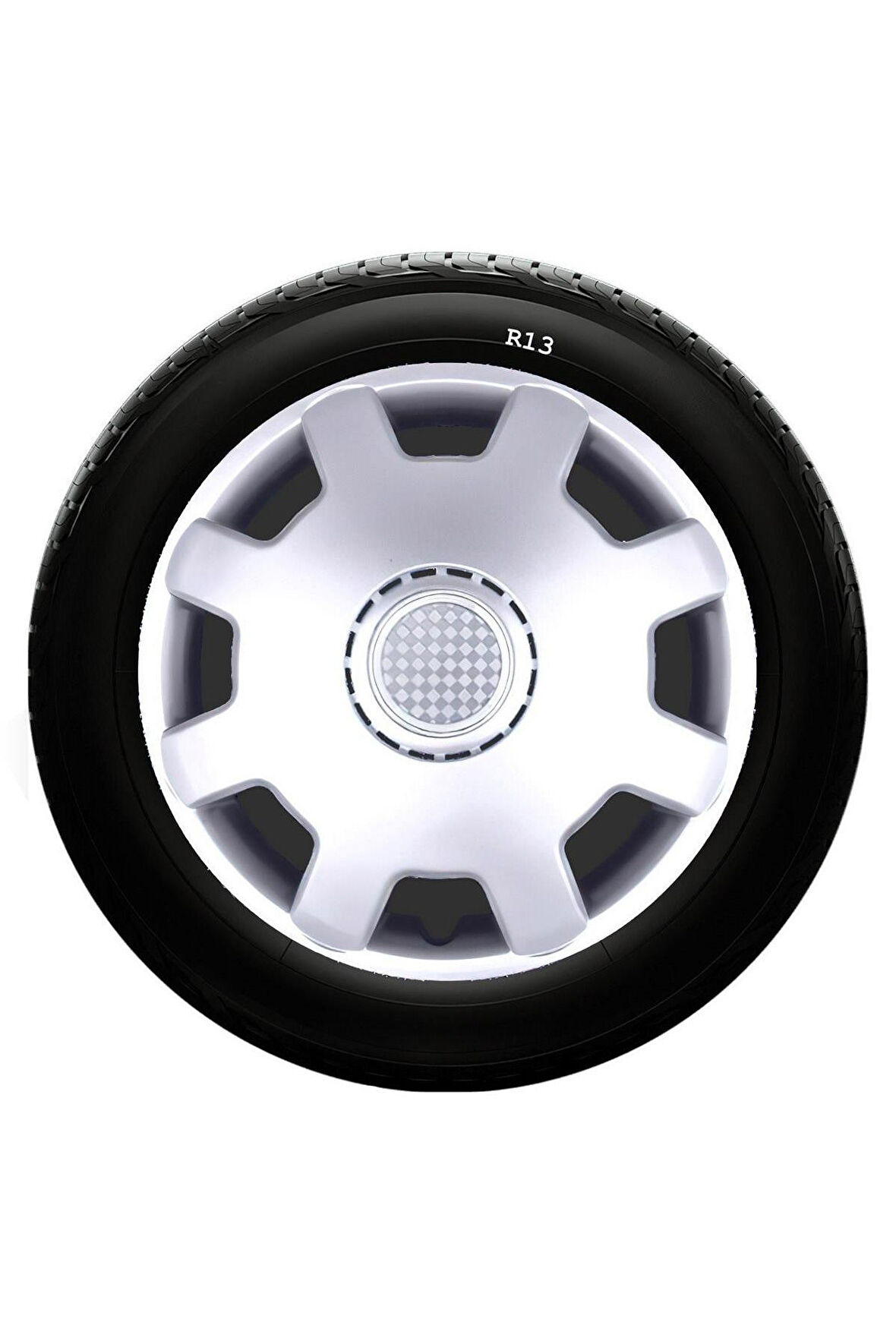 Chevrolet Uyumlu 13 Inc Kırılmaz SKS Jant Kapağı 1 Takım 4 Adet No:105