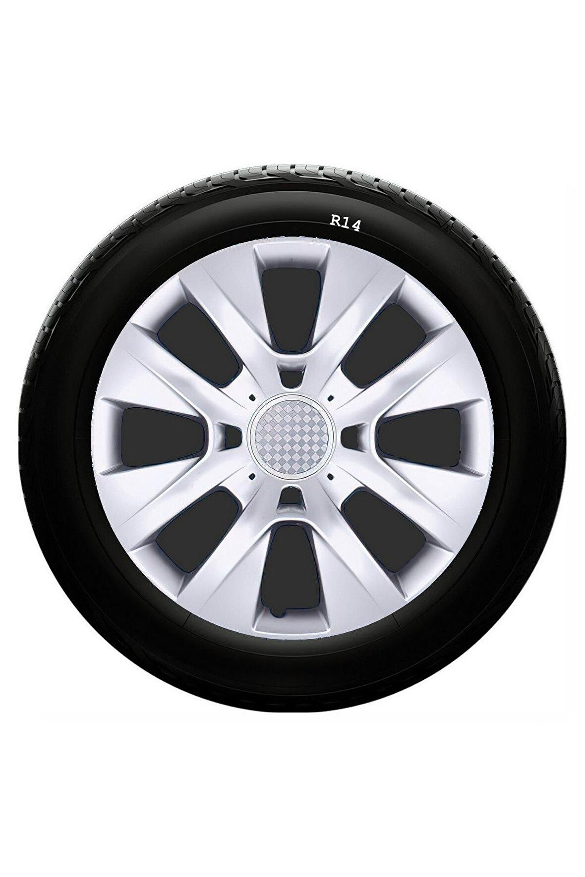 Seat Uyumlu 14 Inc Kırılmaz SKS Jant Kapağı 1 Takım 4 Adet No:225