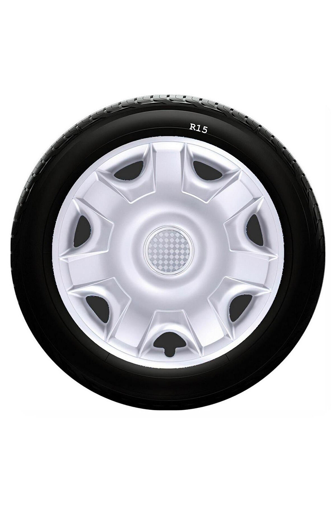 Seat Uyumlu 15 Inc Kırılmaz SKS Jant Kapağı 1 Takım 4 Adet No:301