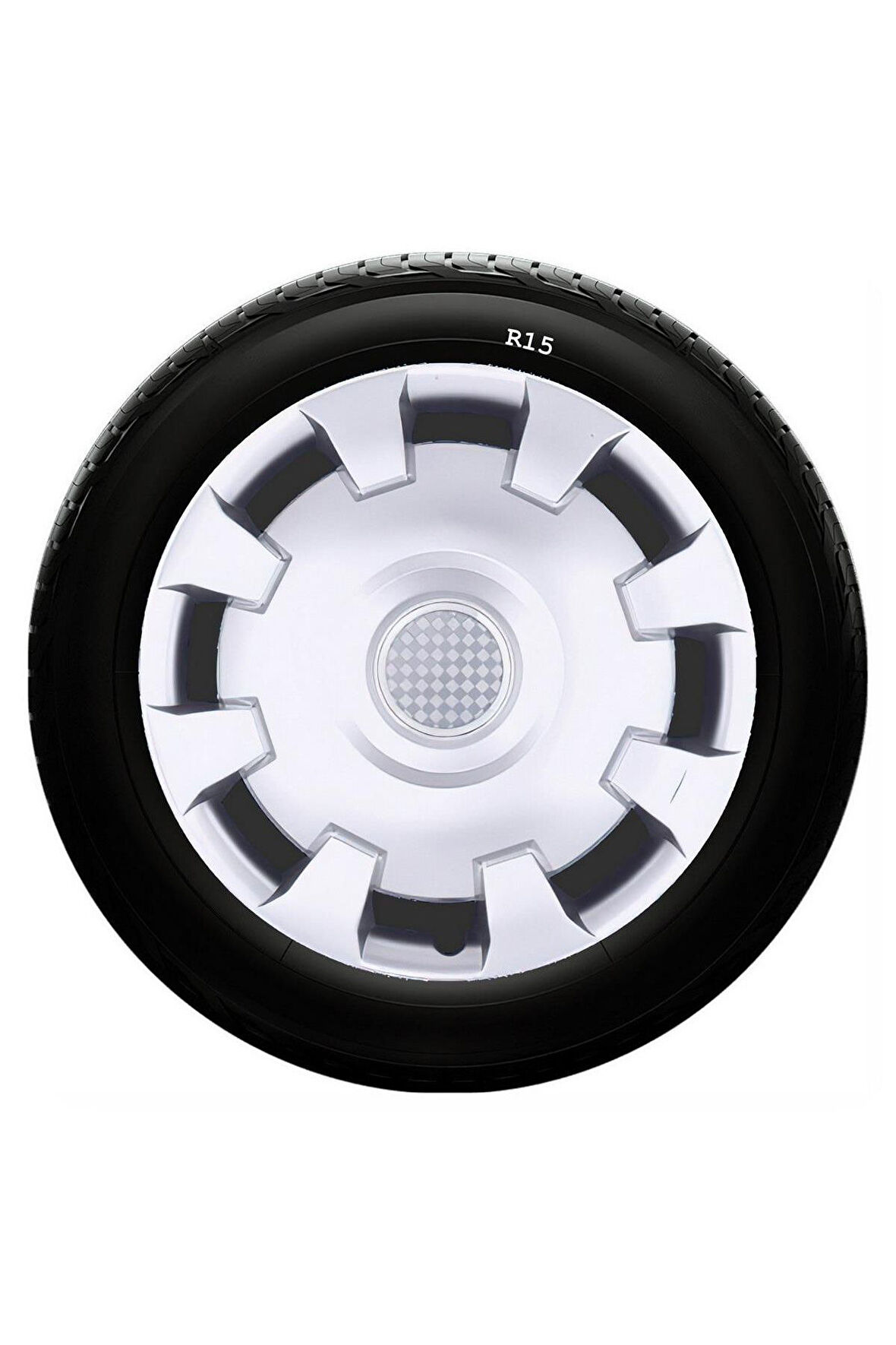 Fiat Uyumlu 15 Inc Kırılmaz SKS Jant Kapağı 1 Takım 4 Adet No:303