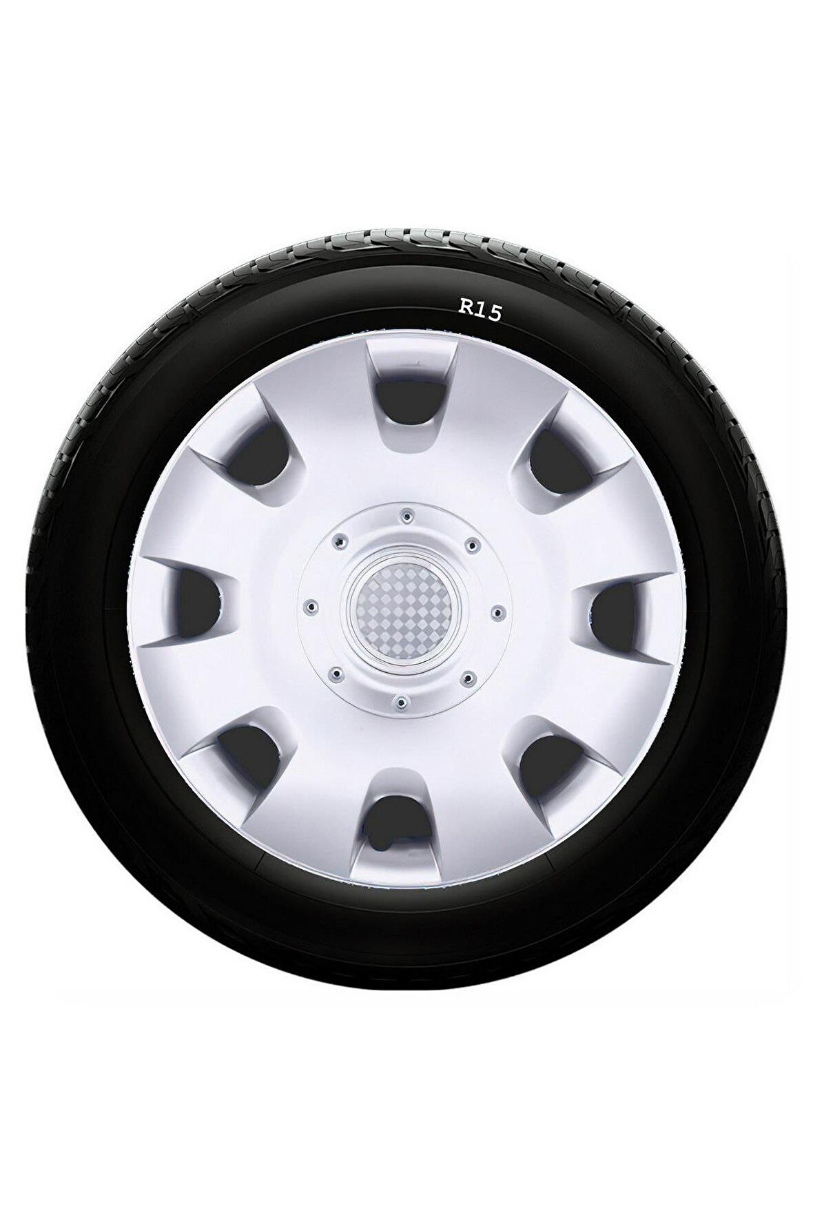 Chevrolet Uyumlu 15 Inc Kırılmaz SKS Jant Kapağı 1 Takım 4 Adet No:304