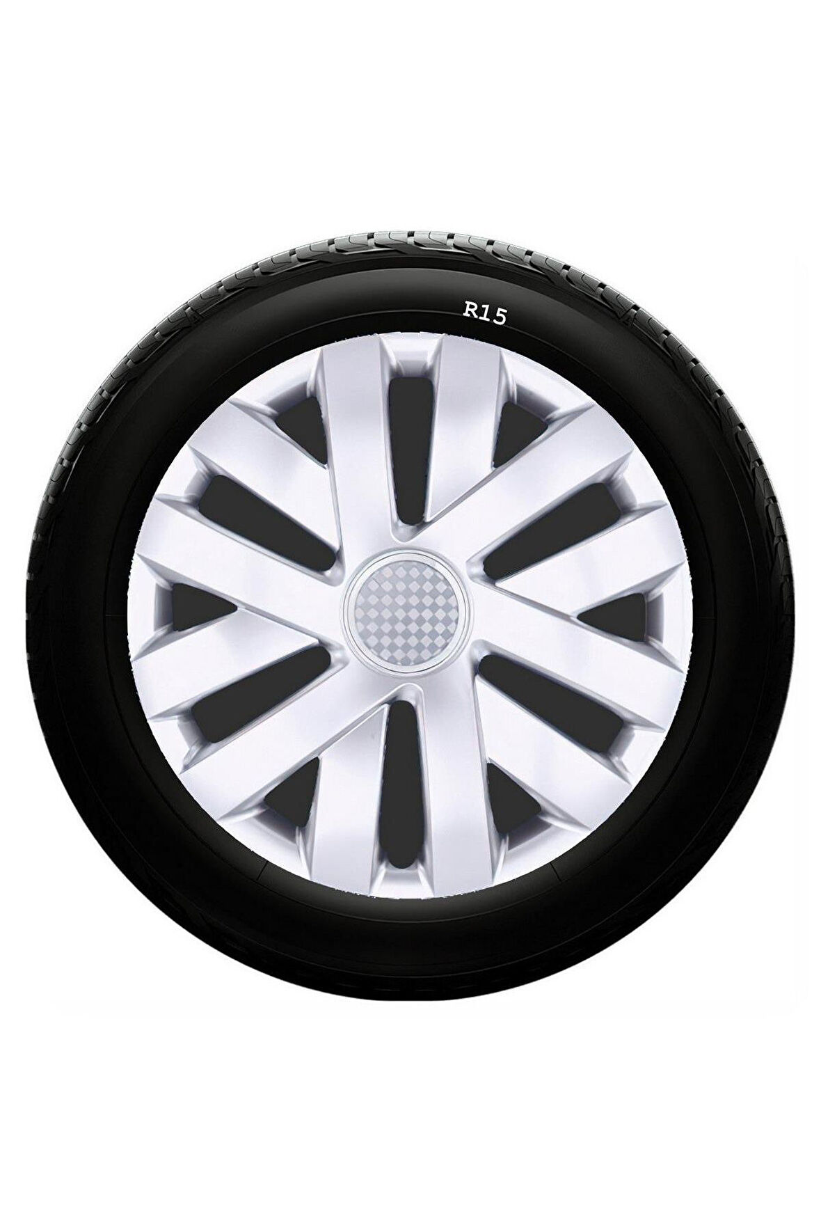 Chevrolet Uyumlu 15 Inç Kırılmaz SKS Jant Kapağı 1 Takım 4 Adet No:315