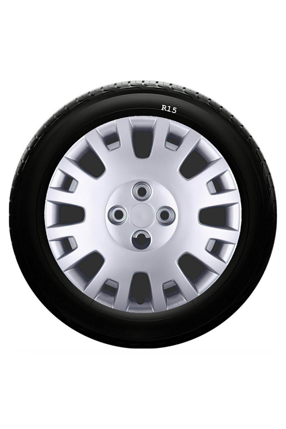 Renault Uyumlu 15 Inç Kırılmaz SKS Jant Kapağı 1 Takım 4 Adet No:322