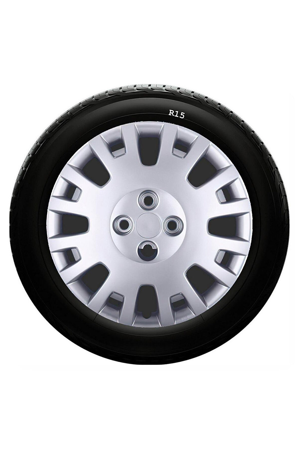 Peugeot Uyumlu 15 Inc Kırılmaz SKS Jant Kapağı 1 Takım 4 Adet No:322