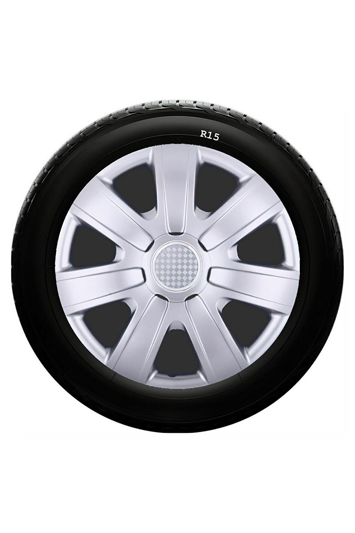 Honda Uyumlu 15 Inç Kırılmaz SKS Jant Kapağı 1 Takım 4 Adet No:325