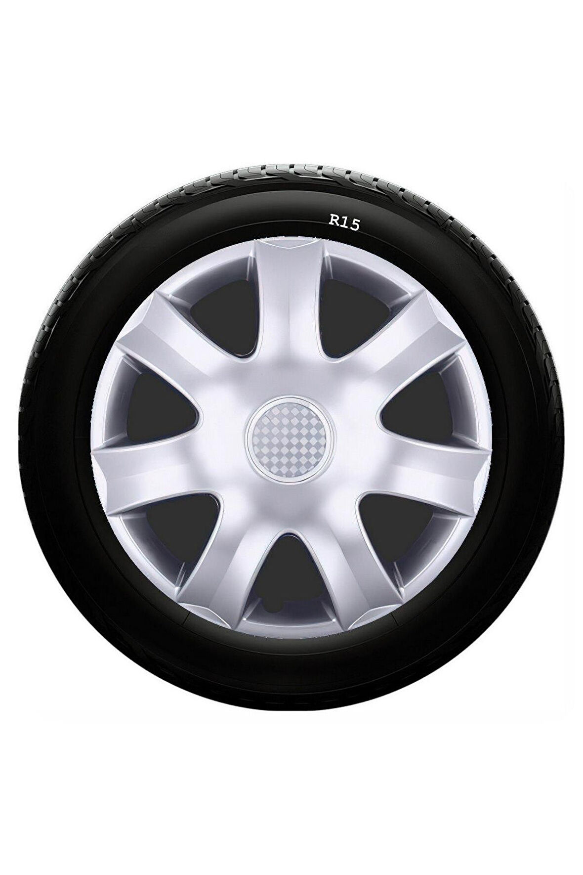 Hyundai 15 Inc Kırılmaz SKS Jant Kapağı Uyumlu 1 Takım 4 Adet No:326