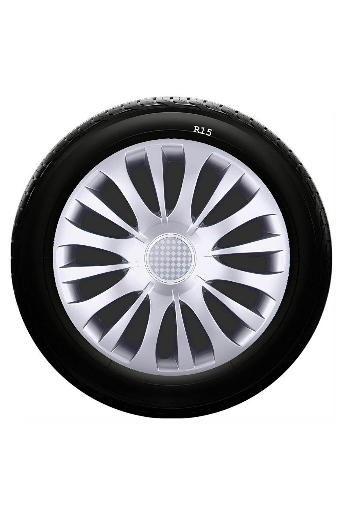 Opel Uyumlu 15 Inc Kırılmaz SKS Jant Kapağı 1 Takım 4 Adet No:329