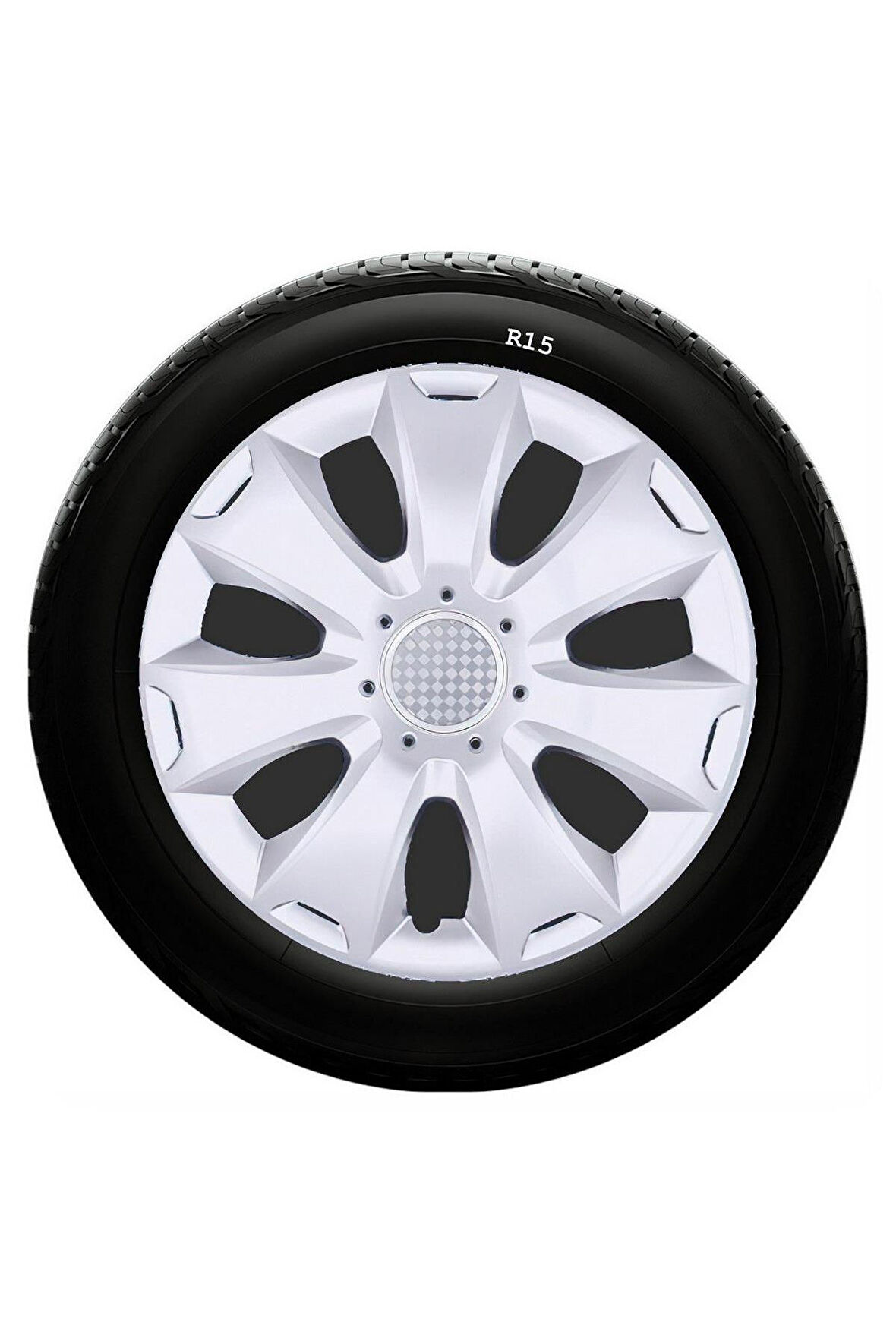 Volkswagen Uyumlu 15 Inc Kırılmaz SKS Jant Kapağı 1 Takım 4 Adet No:335