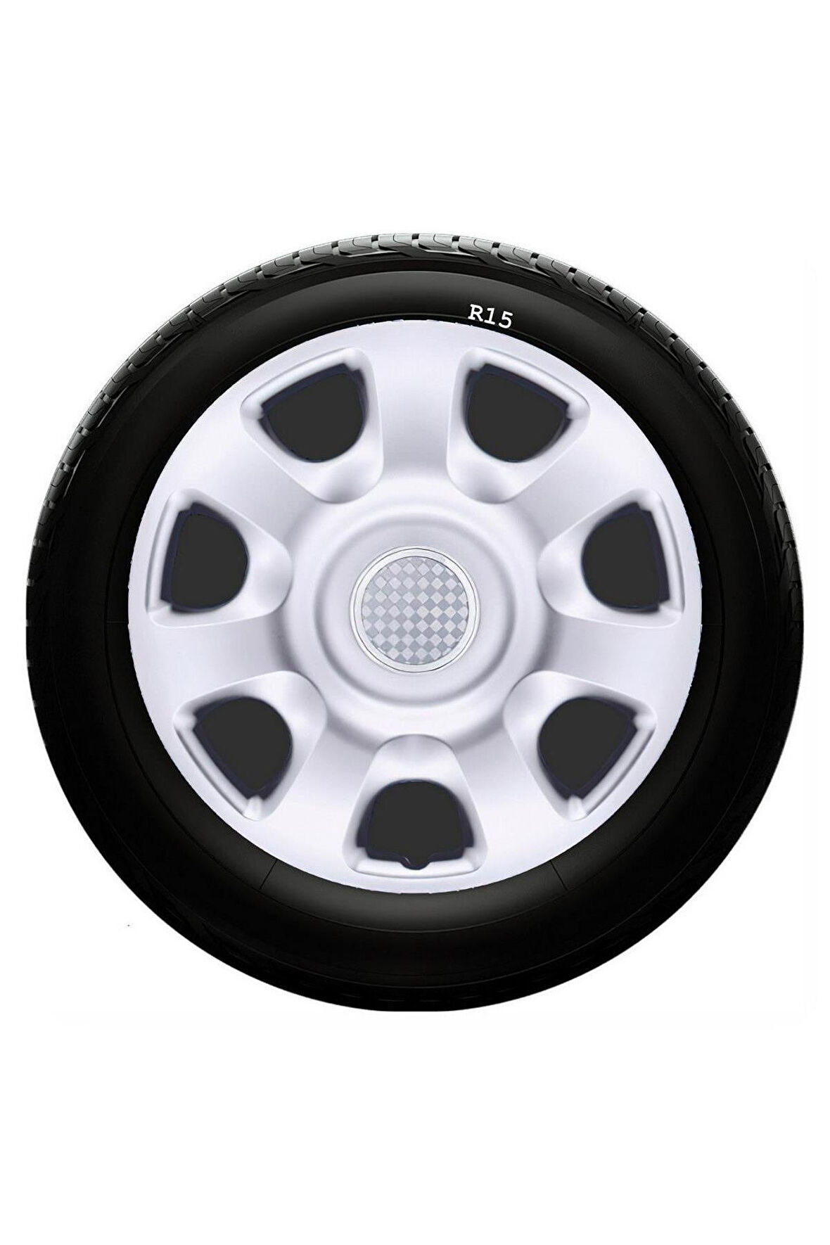 Mazda Uyumlu 15 Inç Kırılmaz SKS Jant Kapağı 1 Takım 4 Adet No:336