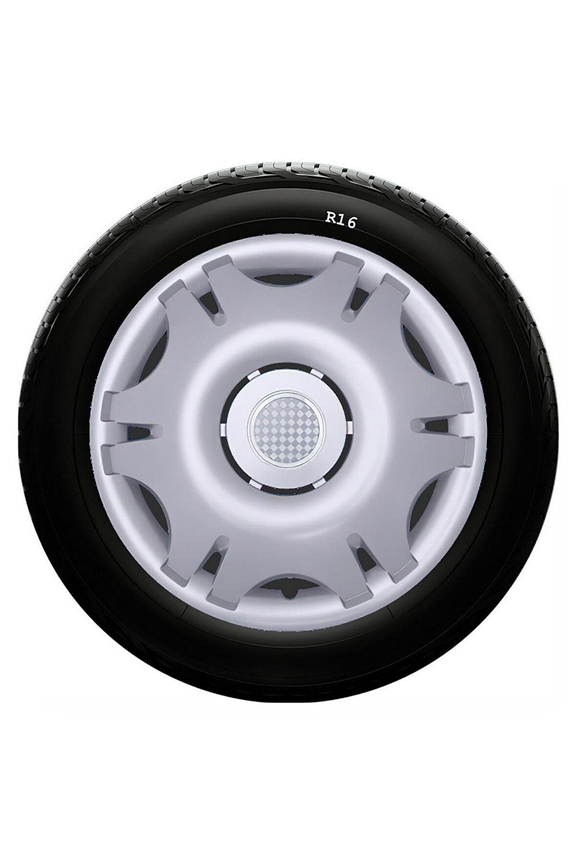 Chevrolet Uyumlu 16 Inç Kırılmaz SKS Jant Kapağı 1 Takım 4 Adet No:402